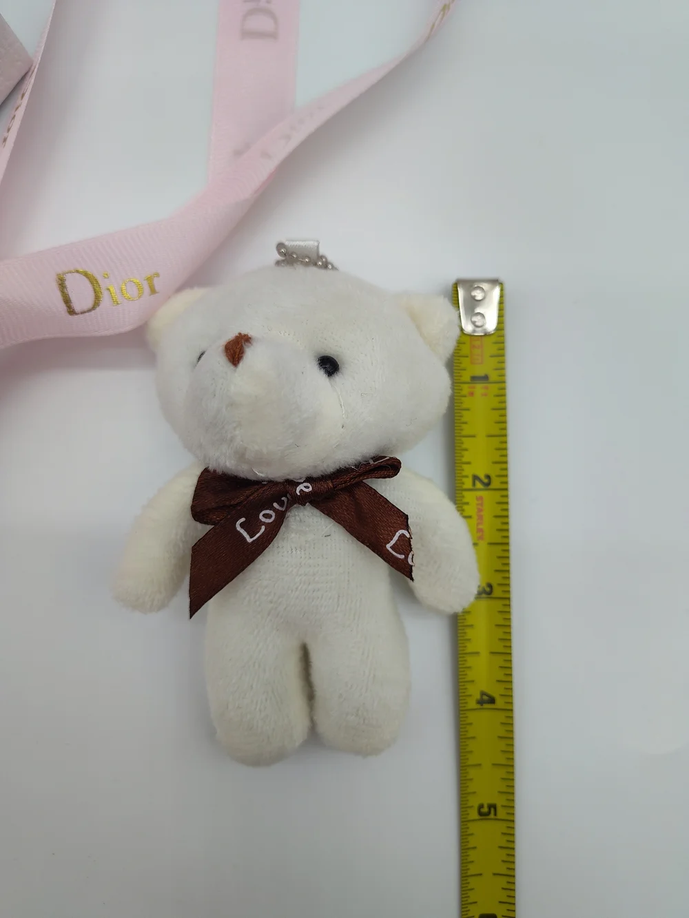 DIOR Addict Lip Glow Color 001 004 Reviver Duo Gift Set Teddy Bear Ribbon Box